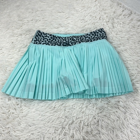 Lululemon Pleat To Street Skirt II Tranquil Blue / Ace Spot Tranquil Blue Black - Picture 1 of 6